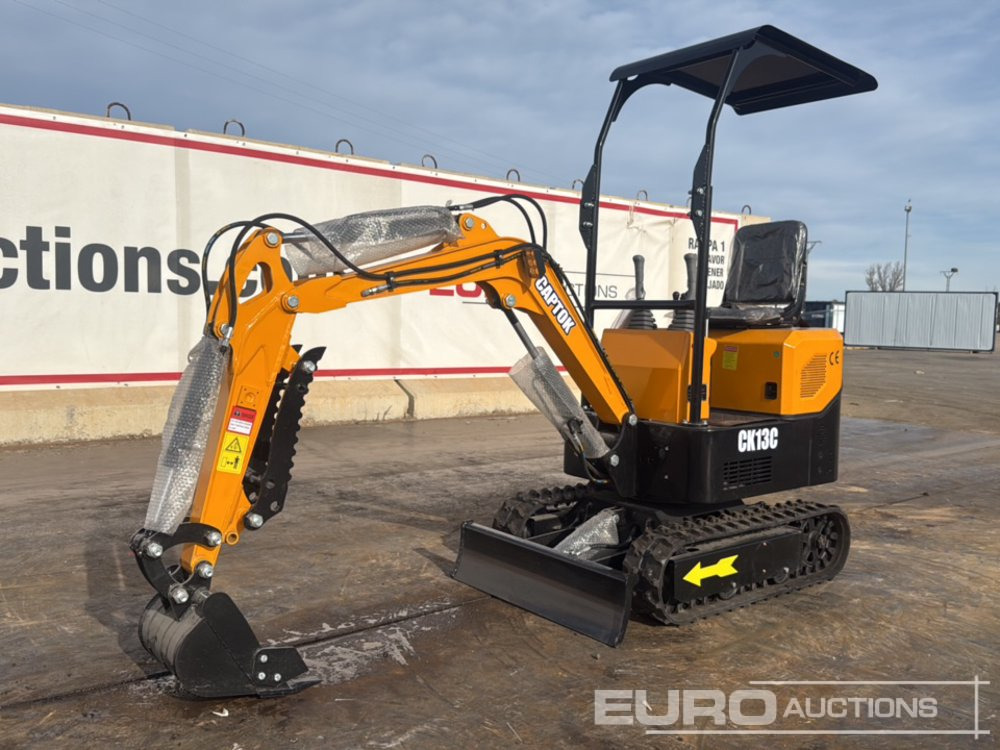 Unused 2025 Captok CK130 - Mini excavator: picture 1 Unused 2025 Captok CK130 - Mini excavator: picture 1