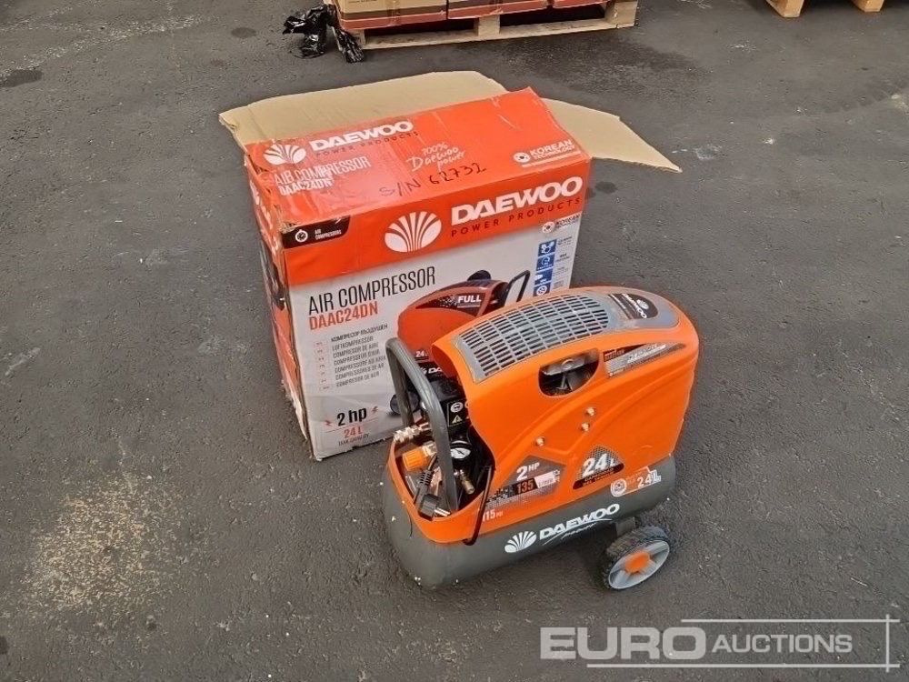 Unused Daewoo DAAC24DN - Air compressor: picture 1 Unused Daewoo DAAC24DN - Air compressor: picture 1