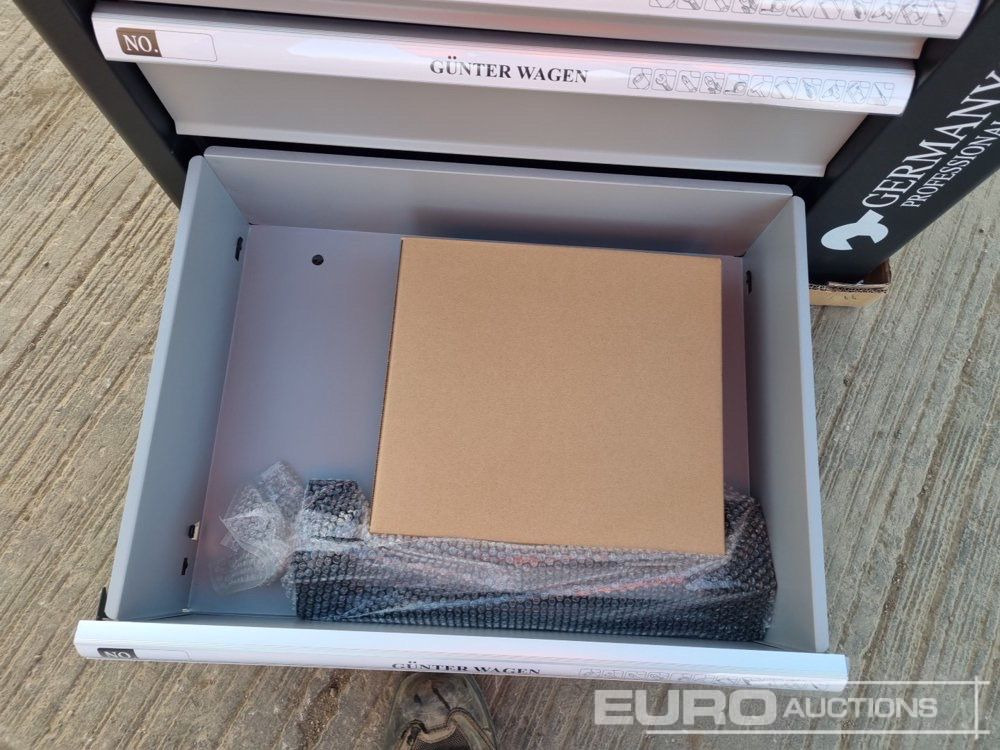 Workshop equipment Unused Germany Tools Tools Trolley, 220Pcs, Complete with Tools, 6 Drawers  / Carro Porta Herramientas Completo, 6 Cajones: picture 15