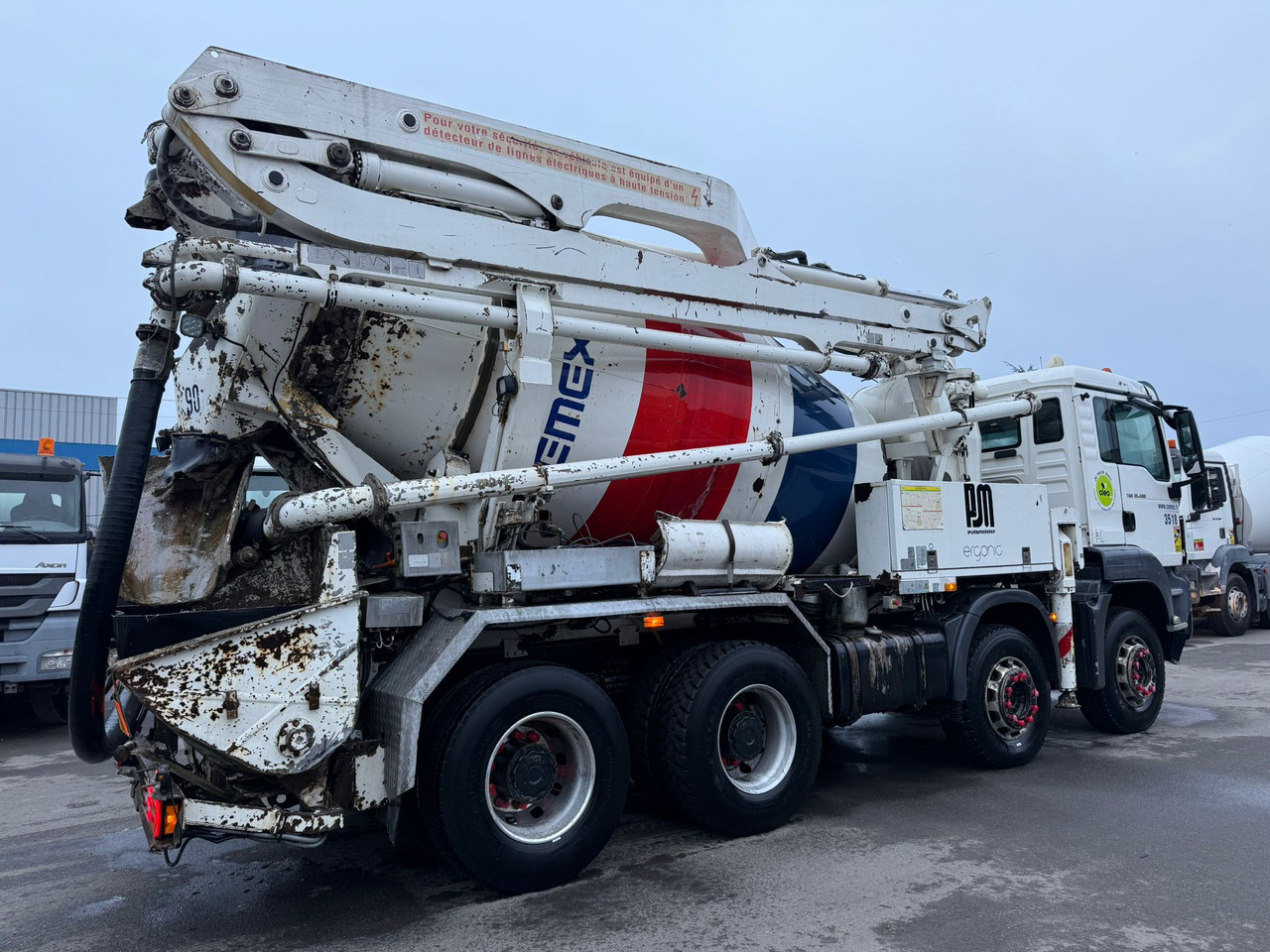 Camion béton MAN TGS 35.400 ER-306-JJ - Mixer pump truck: picture 5 Camion béton MAN TGS 35.400 ER-306-JJ - Mixer pump truck: picture 5