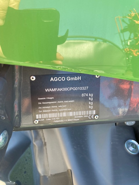 Fendt Cutter 3140 FPV - Mower: picture 2 Fendt Cutter 3140 FPV - Mower: picture 2