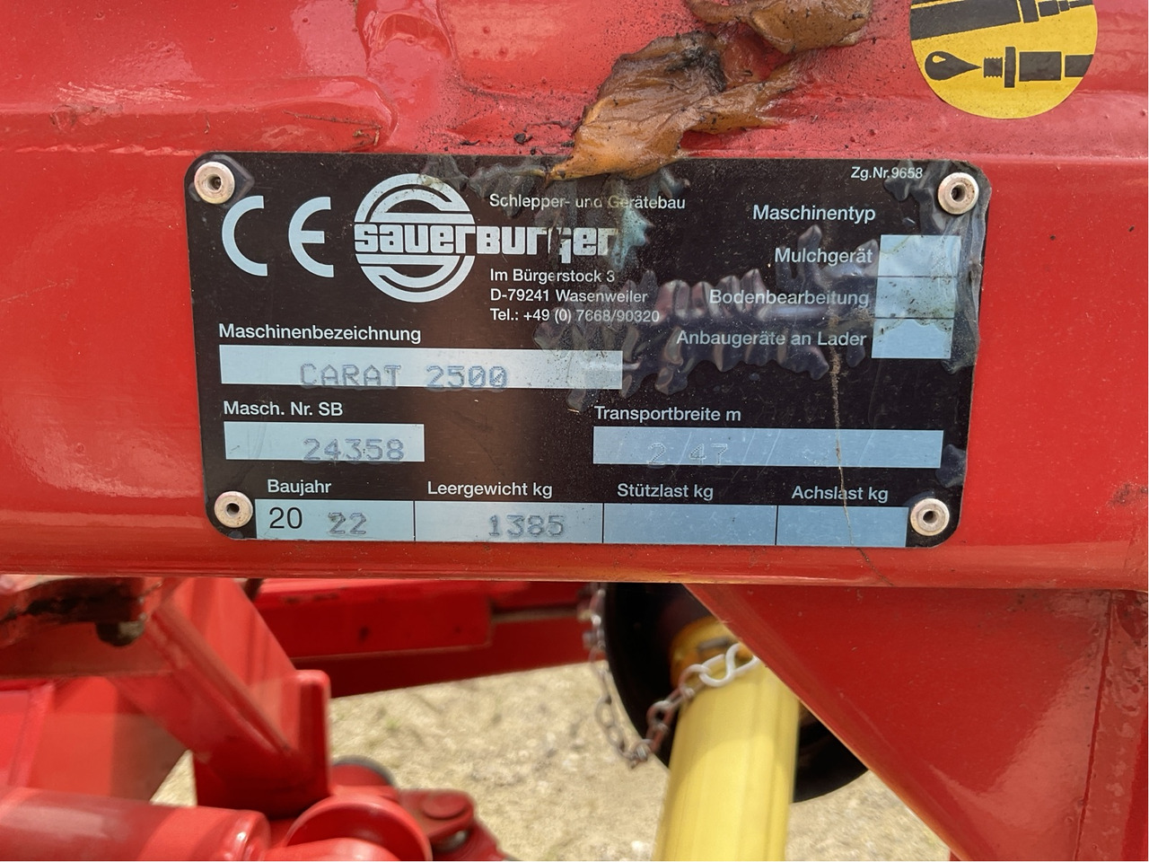 Sauerburger Carat 2500 - Flail mower: picture 2 Sauerburger Carat 2500 - Flail mower: picture 2