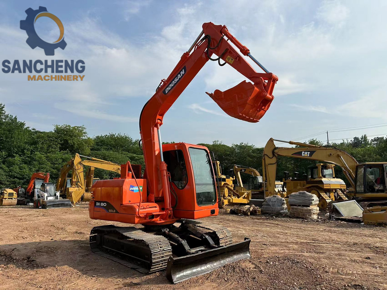 DOOSAN DH80 Mini Excavator - Crawler excavator: picture 3 DOOSAN DH80 Mini Excavator - Crawler excavator: picture 3