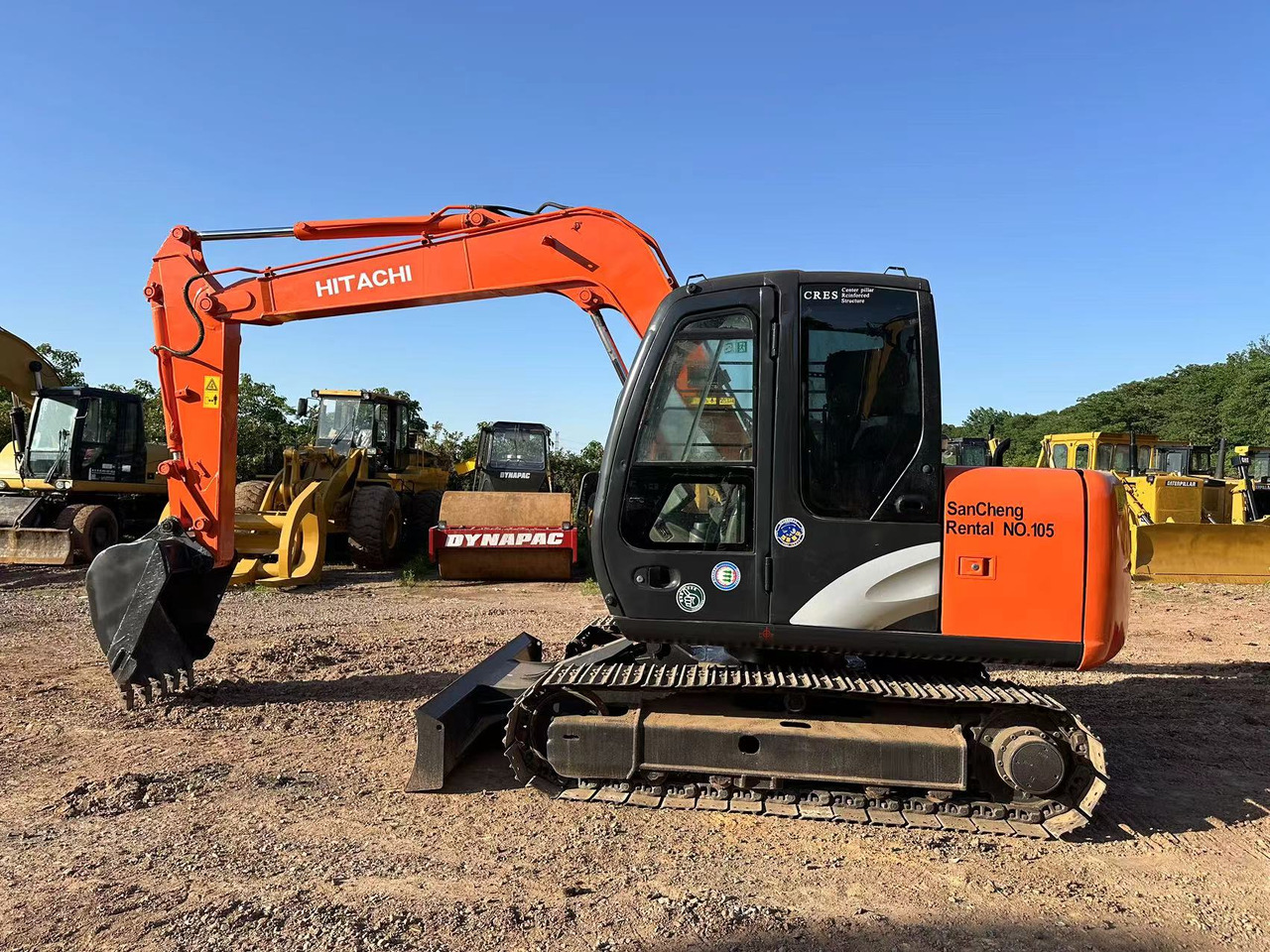 Hitachi ZX70 mini excavator - Mini excavator: picture 3 Hitachi ZX70 mini excavator - Mini excavator: picture 3