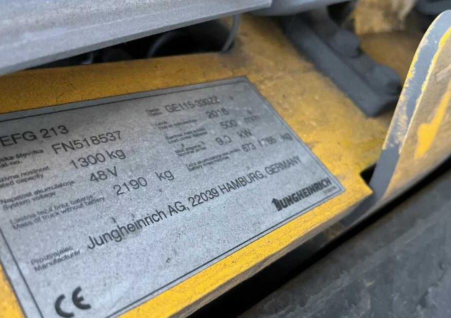 Jungheinrich EFG213 - Electric forklift: picture 4 Jungheinrich EFG213 - Electric forklift: picture 4