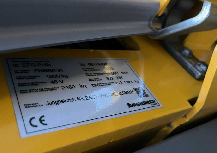 Jungheinrich EFG216k - Electric forklift: picture 4 Jungheinrich EFG216k - Electric forklift: picture 4