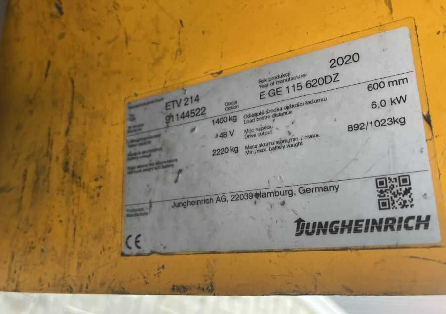 Jungheinrich ETV214 - Reach truck: picture 4 Jungheinrich ETV214 - Reach truck: picture 4
