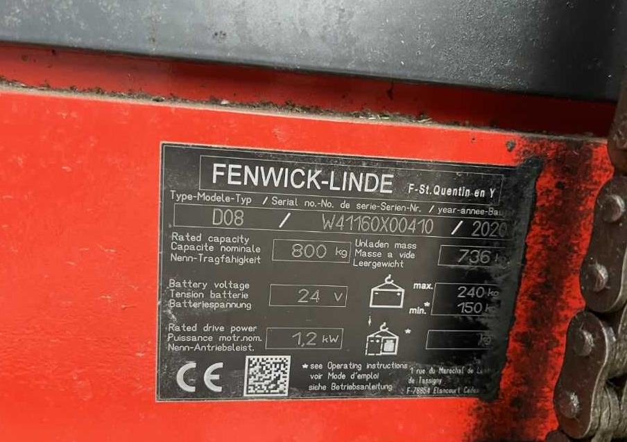 Linde D08 - Stacker: picture 4 Linde D08 - Stacker: picture 4