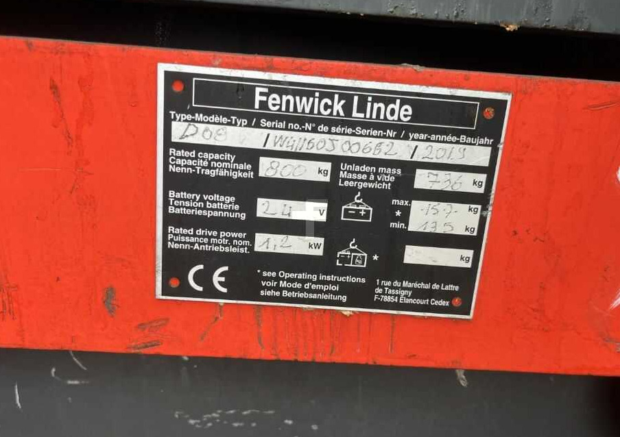 Linde D08 - Stacker: picture 4 Linde D08 - Stacker: picture 4