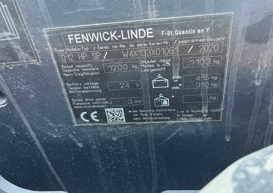 Linde D12HPSP - Stacker: picture 4 Linde D12HPSP - Stacker: picture 4