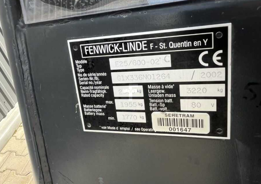 Linde E25 - Electric forklift: picture 4 Linde E25 - Electric forklift: picture 4