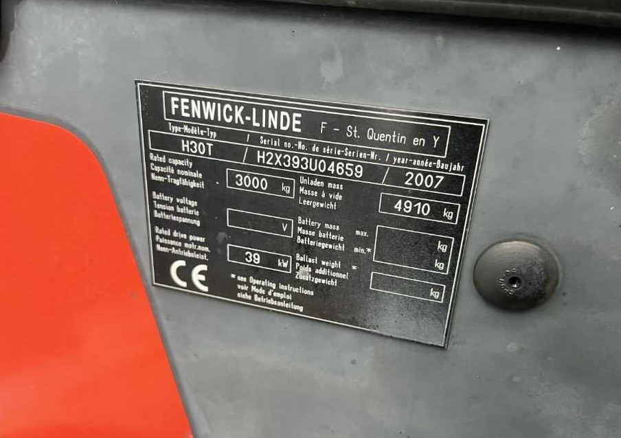 Linde H30T-01 - LPG forklift: picture 4 Linde H30T-01 - LPG forklift: picture 4