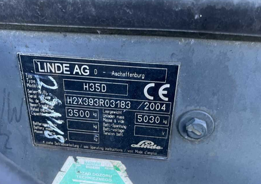Linde H35D - Diesel forklift: picture 4 Linde H35D - Diesel forklift: picture 4