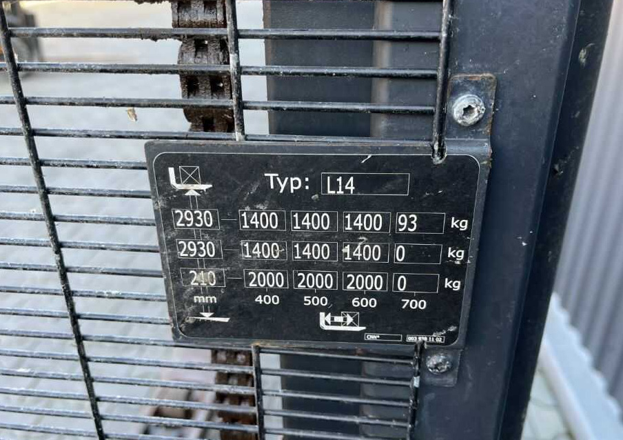 Linde L14 - Stacker: picture 3 Linde L14 - Stacker: picture 3