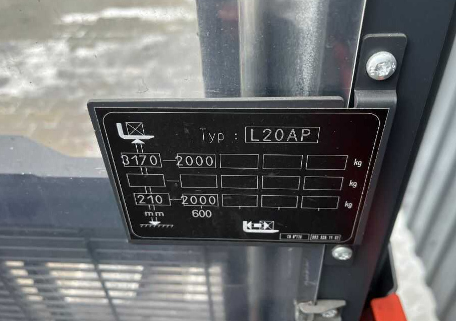 Linde L20APi - Stacker: picture 5 Linde L20APi - Stacker: picture 5