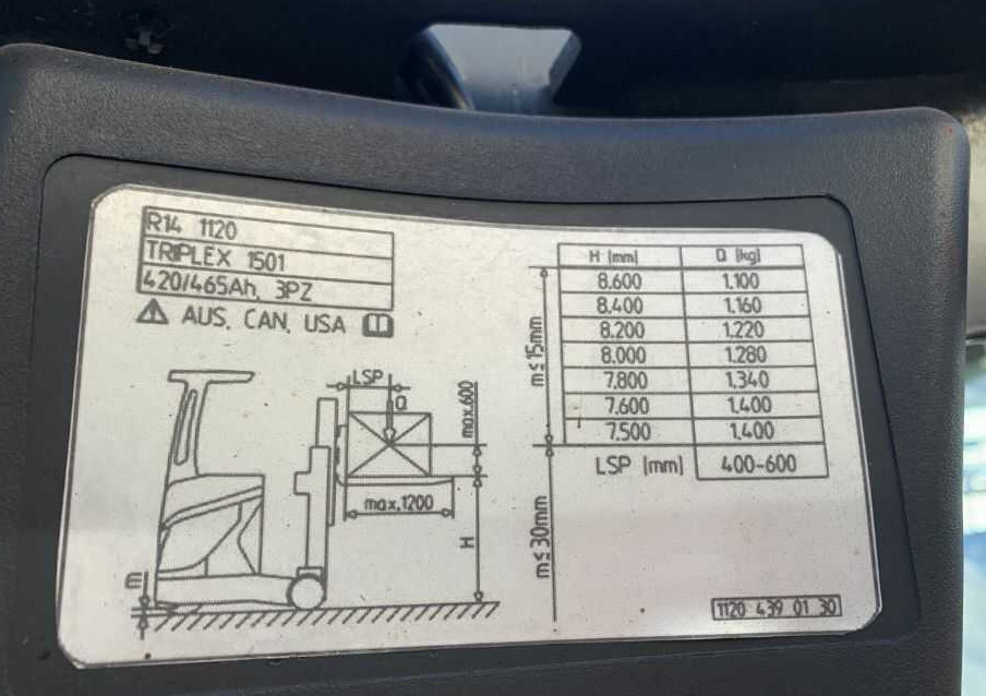 Linde R14-01 - Reach truck: picture 3 Linde R14-01 - Reach truck: picture 3