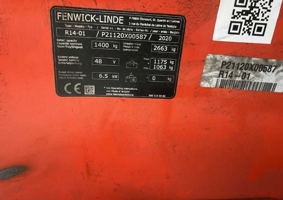 Linde R14-01 - Reach truck: picture 4 Linde R14-01 - Reach truck: picture 4