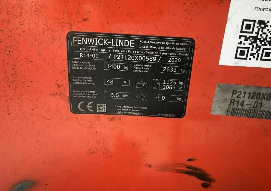Linde R14 - Reach truck: picture 4 Linde R14 - Reach truck: picture 4