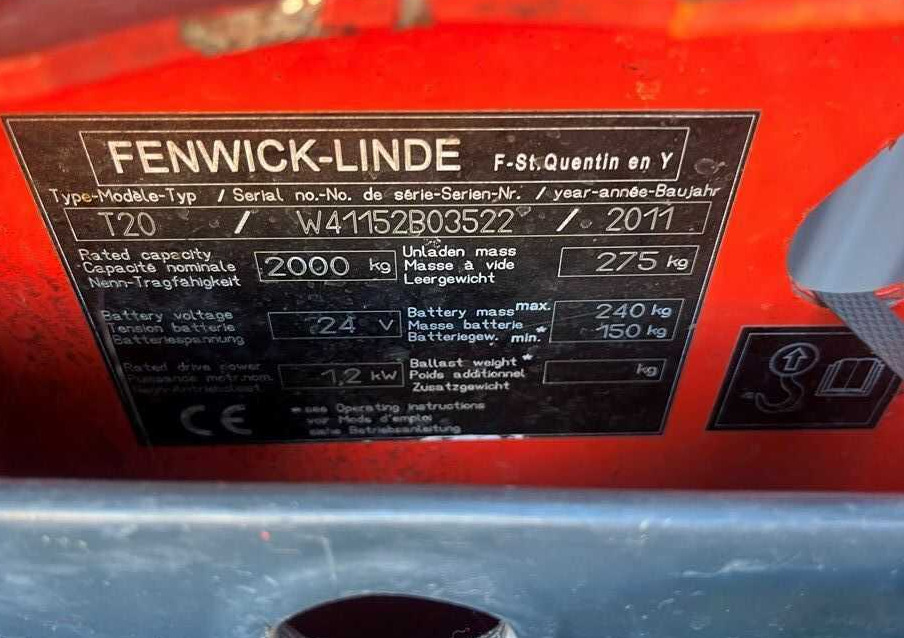 Linde T20 - Pallet truck: picture 5 Linde T20 - Pallet truck: picture 5