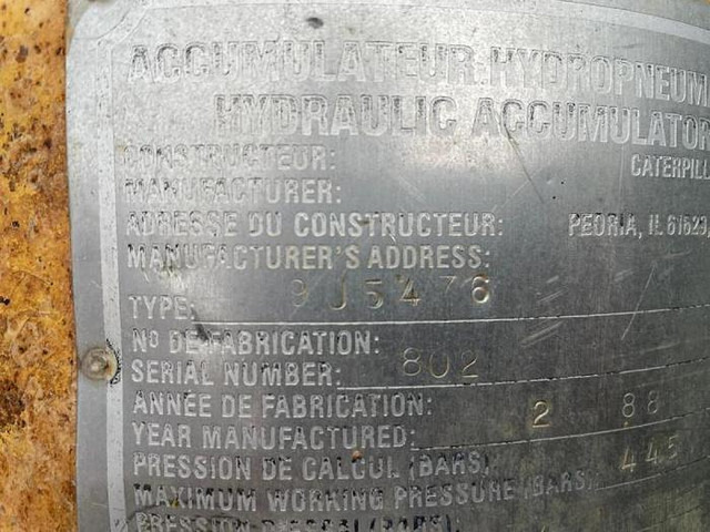 Caterpillar HG/08 VERRIN BENNE 769C 769D 771C 771D - - Suspension: picture 5 Caterpillar HG/08 VERRIN BENNE 769C 769D 771C 771D - - Suspension: picture 5