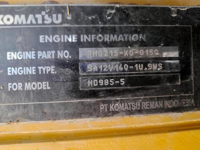 Komatsu SA12V140 - WA800 - HD785 - HD985 - D475 engine - - Engine: picture 5 Komatsu SA12V140 - WA800 - HD785 - HD985 - D475 engine - - Engine: picture 5