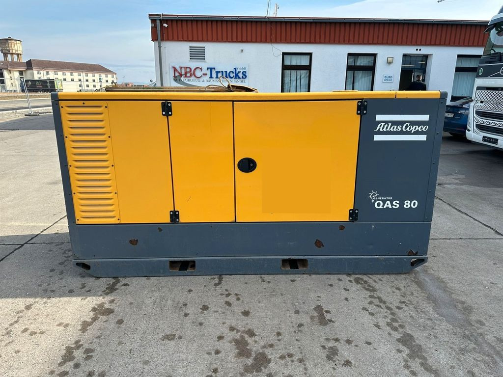 Atlas Copco ATLAS COPCO * QAS80 * 2008 * 1960 KG * TOP * - Generator set: picture 1 Atlas Copco ATLAS COPCO * QAS80 * 2008 * 1960 KG * TOP * - Generator set: picture 1