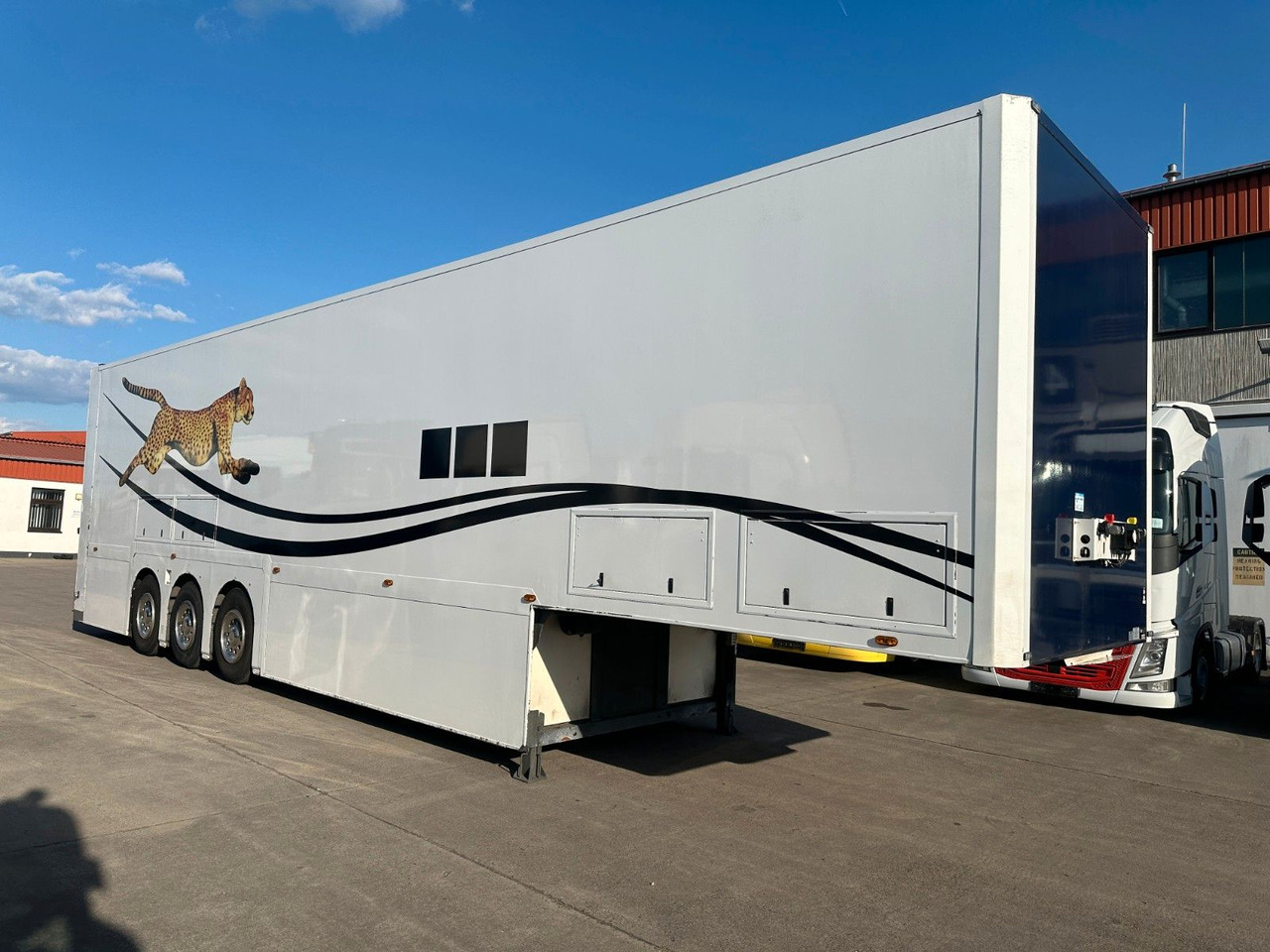 Closed box semi-trailer VAN ECK * DOUBLE-DECK * RENNSPORT * RACING *: picture 1