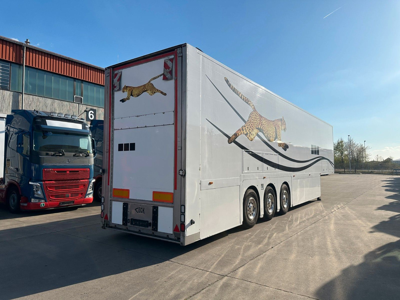 Closed box semi-trailer VAN ECK * DOUBLE-DECK * RENNSPORT * RACING *: picture 10