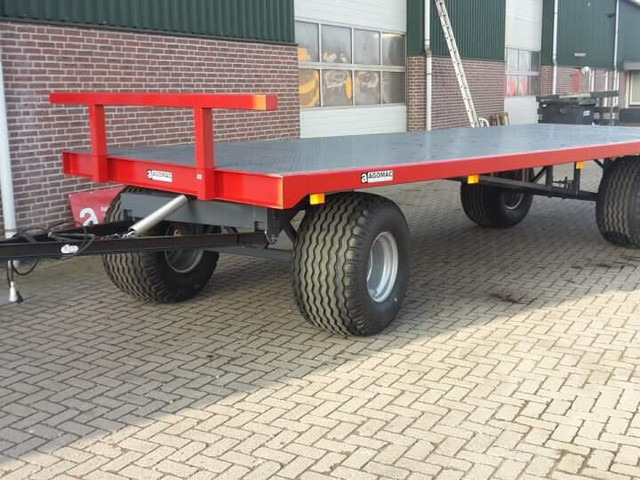 12 tons balenwagen - Dropside/ Flatbed trailer: picture 1 12 tons balenwagen - Dropside/ Flatbed trailer: picture 1