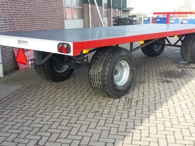 12 tons balenwagen - Dropside/ Flatbed trailer: picture 2 12 tons balenwagen - Dropside/ Flatbed trailer: picture 2