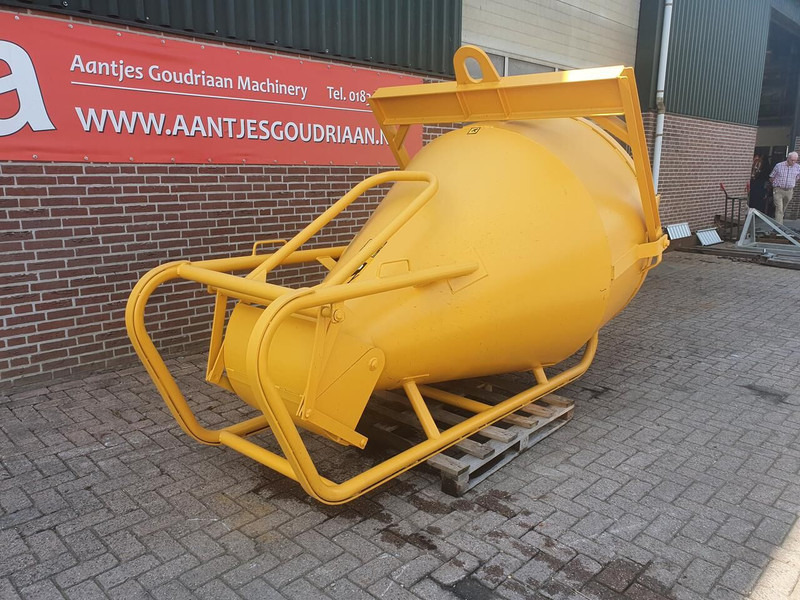 Beton kubel 2000 liter - Attachment for Construction machinery: picture 2 Beton kubel 2000 liter - Attachment for Construction machinery: picture 2