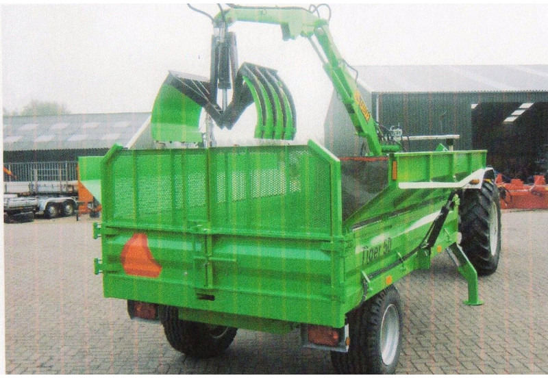 Kipper met opbouwkraan - Tipper trailer: picture 3 Kipper met opbouwkraan - Tipper trailer: picture 3