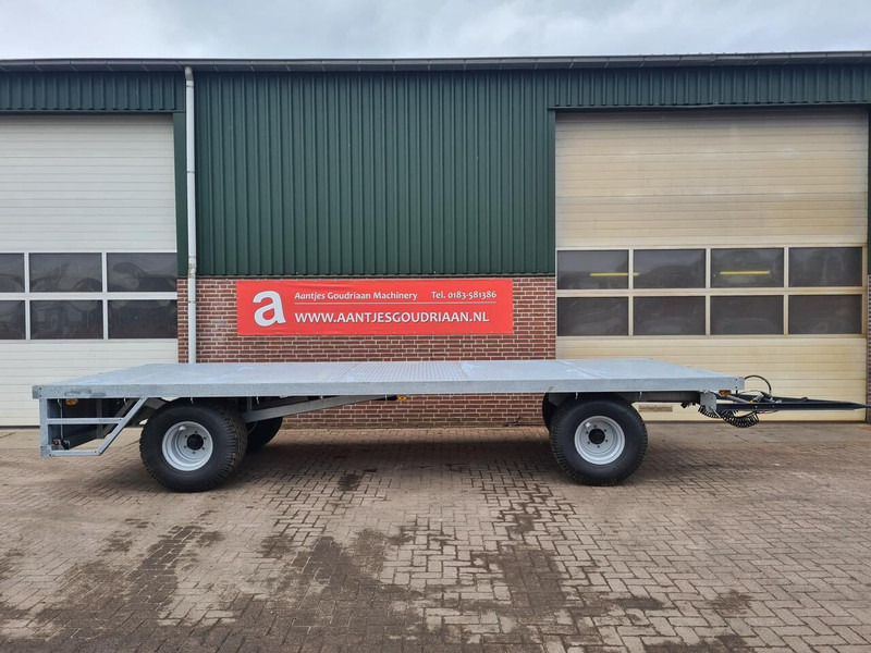 Balenwagen verzinkt - Dropside/ Flatbed trailer: picture 1 Balenwagen verzinkt - Dropside/ Flatbed trailer: picture 1