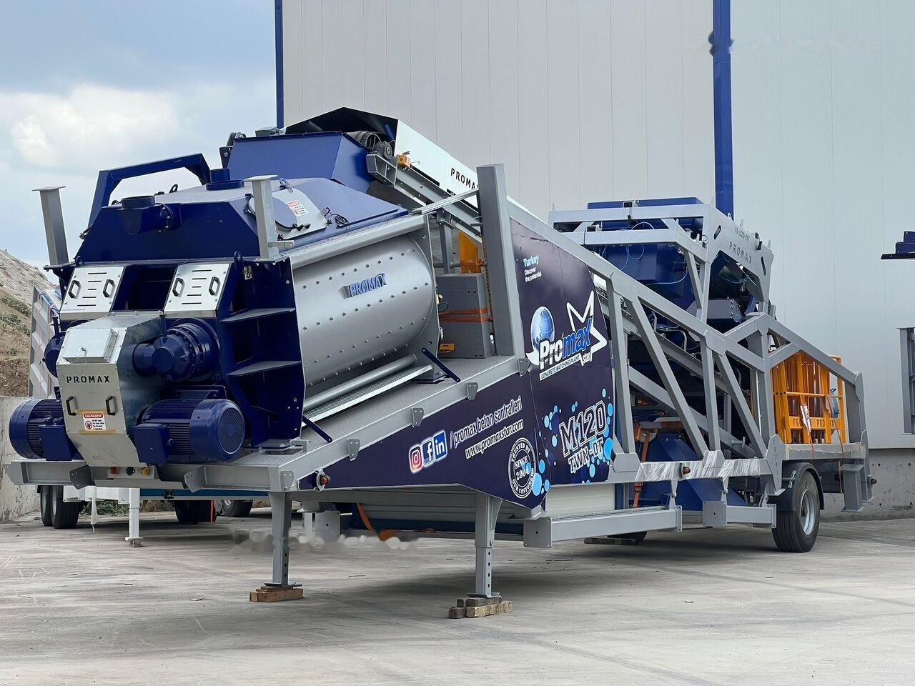 Promax Mobile Concrete Batching Plant PROMAX M120-TWN DT (120m³/h) - Concrete plant: picture 5 Promax Mobile Concrete Batching Plant PROMAX M120-TWN DT (120m³/h) - Concrete plant: picture 5