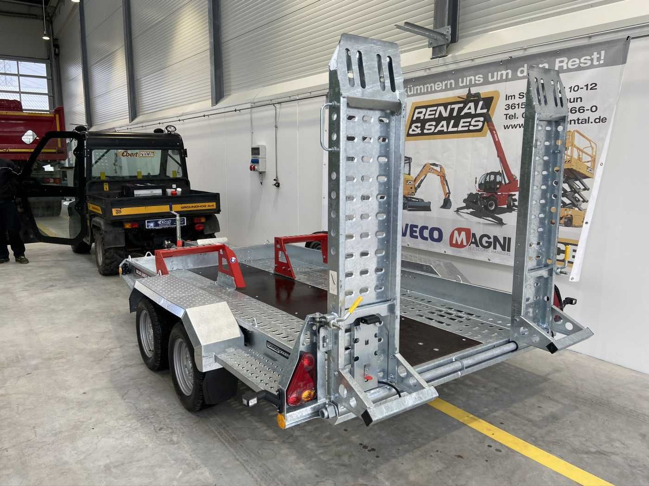 Low loader trailer Brian James Cargo Digger Plant 2 / Länge: 3.200mm  / 3.500kg: picture 6
