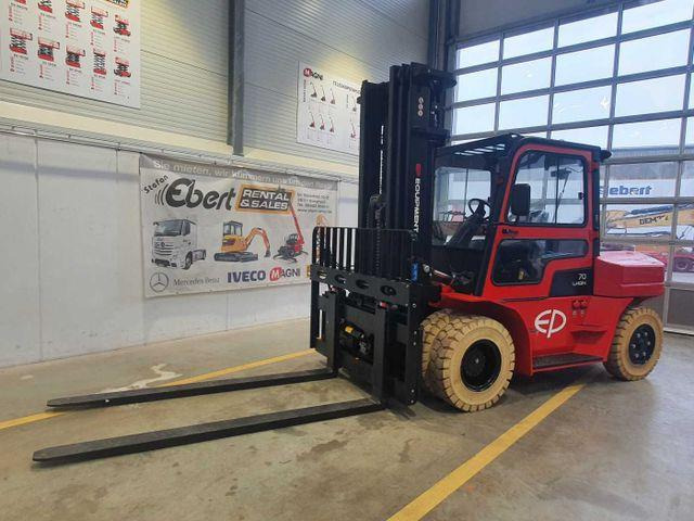 EP Equipment EFL 702 / 7T / Triplex: 5,40m / ZVG - Electric forklift: picture 1 EP Equipment EFL 702 / 7T / Triplex: 5,40m / ZVG - Electric forklift: picture 1