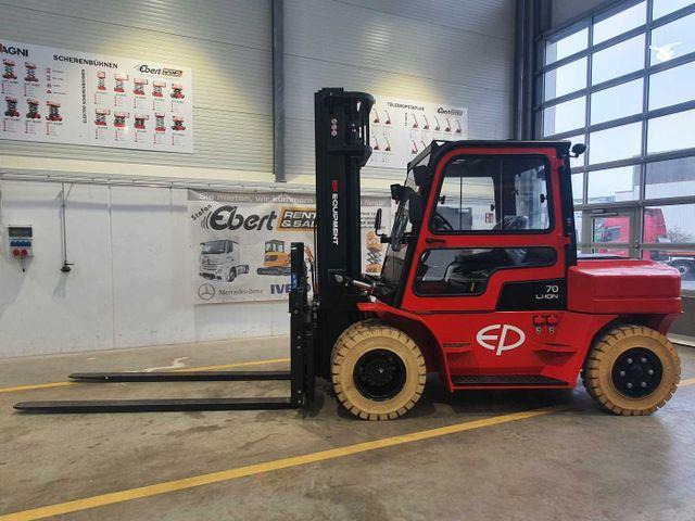 EP Equipment EFL 702 / 7T / Triplex: 5,40m / ZVG - Electric forklift: picture 2 EP Equipment EFL 702 / 7T / Triplex: 5,40m / ZVG - Electric forklift: picture 2
