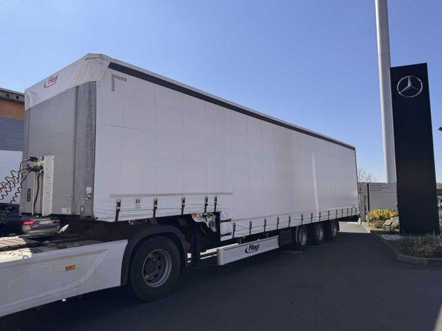 Fliegl SDS 350 Schiebeplane+Verdeck XL SAF 20.900Km - Low loader semi-trailer: picture 1 Fliegl SDS 350 Schiebeplane+Verdeck XL SAF 20.900Km - Low loader semi-trailer: picture 1