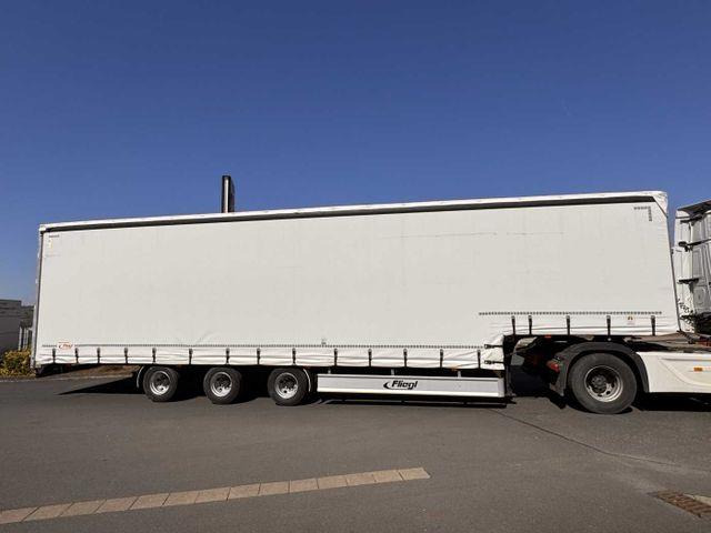 Fliegl SDS 350 Schiebeplane+Verdeck XL SAF 20.900Km - Low loader semi-trailer: picture 3 Fliegl SDS 350 Schiebeplane+Verdeck XL SAF 20.900Km - Low loader semi-trailer: picture 3