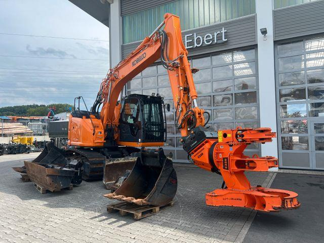 Kobelco ED160 BR-7 / 1.175h! / Woodcracker Löffelpaket - Crawler excavator: picture 2 Kobelco ED160 BR-7 / 1.175h! / Woodcracker Löffelpaket - Crawler excavator: picture 2