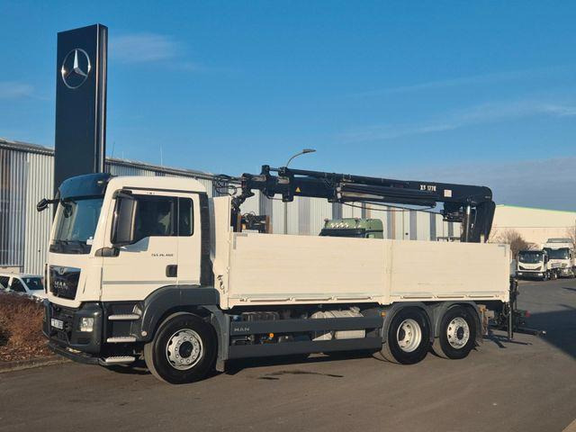 MAN TGS 26.460 6x2 Baustoff / Hiab 177 K - Dropside/ Flatbed truck: picture 4 MAN TGS 26.460 6x2 Baustoff / Hiab 177 K - Dropside/ Flatbed truck: picture 4