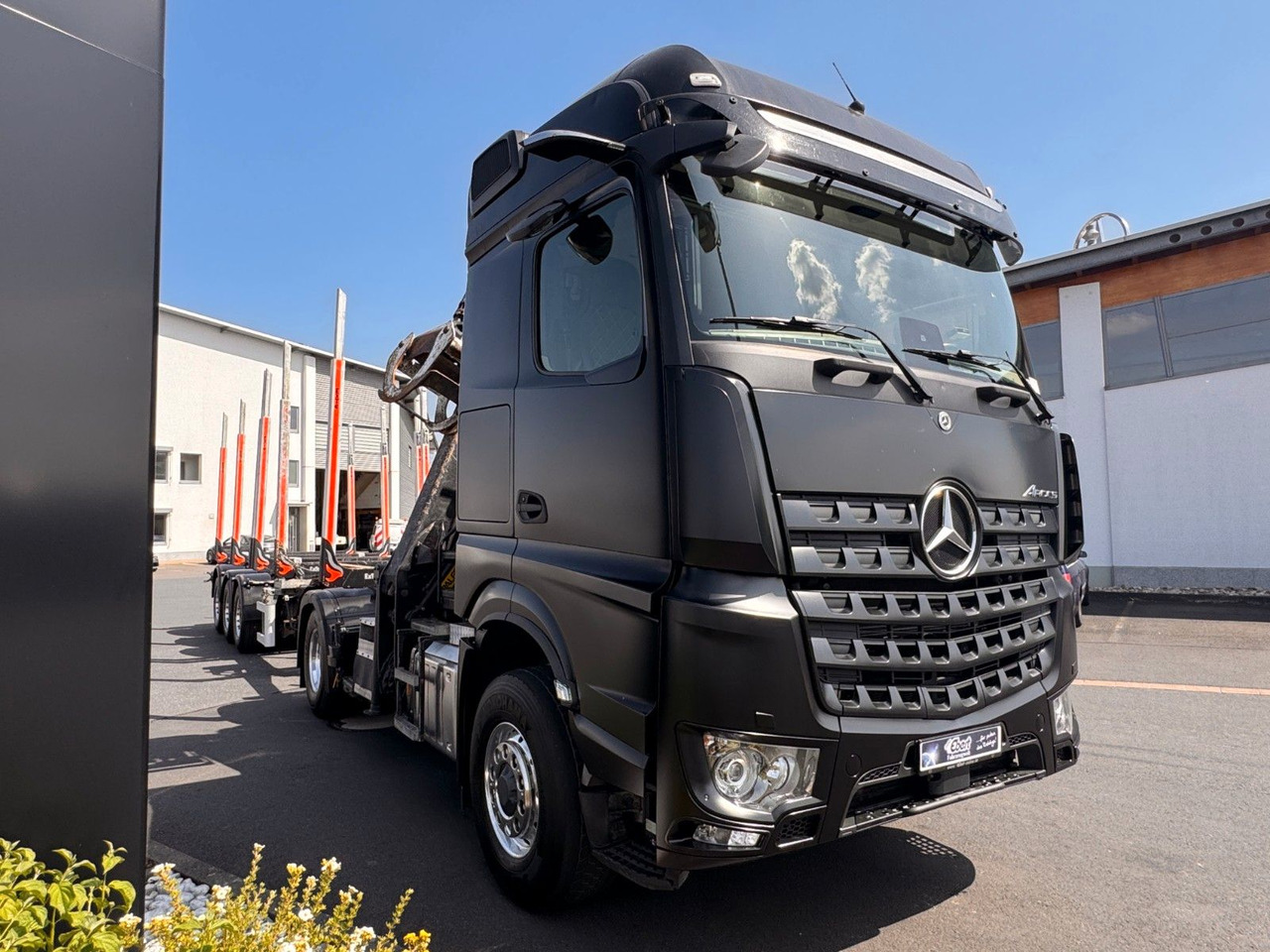 Mercedes-Benz Arocs 1853 LS 4x4 HAD Palfinger Q170Z96+Doll H3L - Logging truck, Crane truck: picture 2 Mercedes-Benz Arocs 1853 LS 4x4 HAD Palfinger Q170Z96+Doll H3L - Logging truck, Crane truck: picture 2