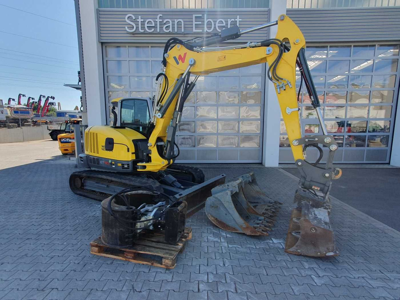 Wacker ET90 / HS08 / nur 1.244h! / Greifer/ Löffelpaket - Mini excavator: picture 1 Wacker ET90 / HS08 / nur 1.244h! / Greifer/ Löffelpaket - Mini excavator: picture 1