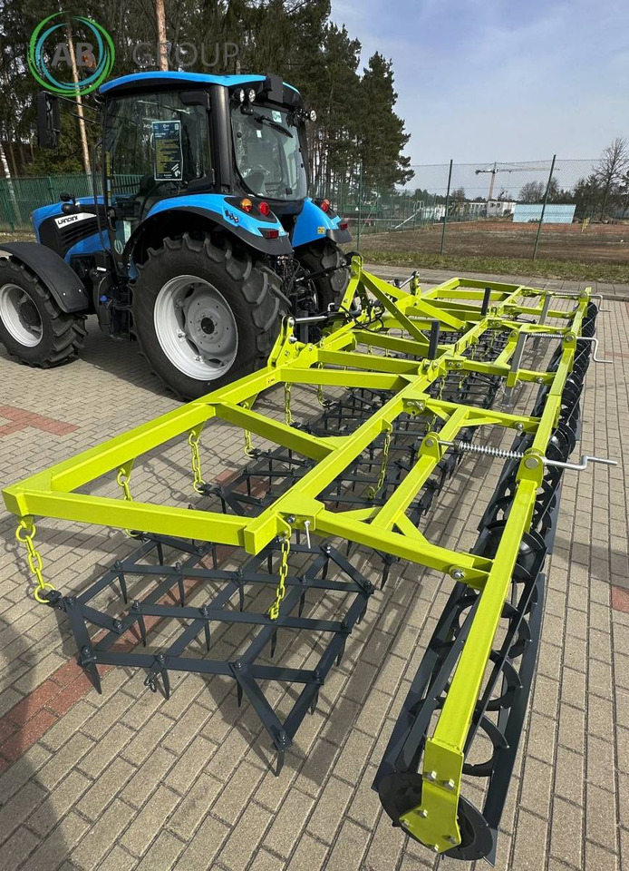 POM Augustów 7-field mounted tine harrow with string roller - Harrow: picture 2 POM Augustów 7-field mounted tine harrow with string roller - Harrow: picture 2