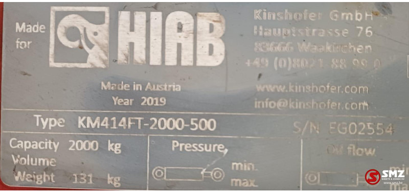 Hiab Occ palletbord KM414FT-2000-500 Hiab - Attachment for Material handling equipment: picture 5 Hiab Occ palletbord KM414FT-2000-500 Hiab - Attachment for Material handling equipment: picture 5