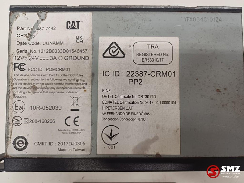 Caterpillar Radio Caterpillar - Electrical system for Material handling equipment: picture 3 Caterpillar Radio Caterpillar - Electrical system for Material handling equipment: picture 3