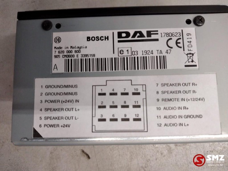 DAF Occ versterker geluidsinstallatie DAF CF,XF - ECU for Truck: picture 2 DAF Occ versterker geluidsinstallatie DAF CF,XF - ECU for Truck: picture 2