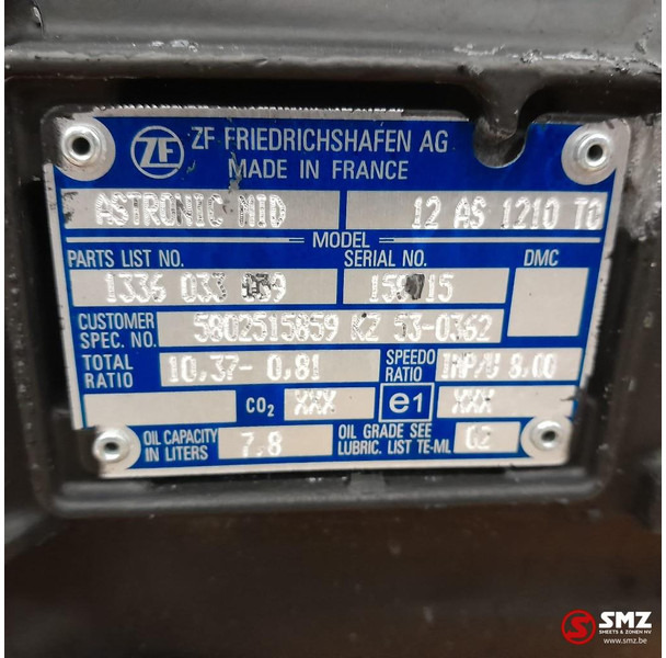 Iveco Occ versnellingsbak 12AS1210TO Iveco - Gearbox for Truck: picture 5 Iveco Occ versnellingsbak 12AS1210TO Iveco - Gearbox for Truck: picture 5