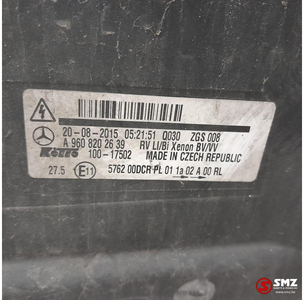 Mercedes-Benz Occ koplamp links Mercedes - Headlight for Truck: picture 3 Mercedes-Benz Occ koplamp links Mercedes - Headlight for Truck: picture 3