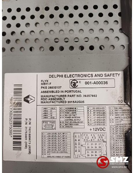 Renault Occ radio Renault - Electrical system for Truck: picture 5 Renault Occ radio Renault - Electrical system for Truck: picture 5